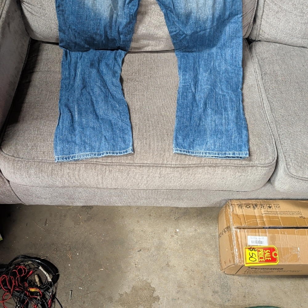 Parish Nation Men's Relaxed Fit Blue Jeans - Picture 8 of 8